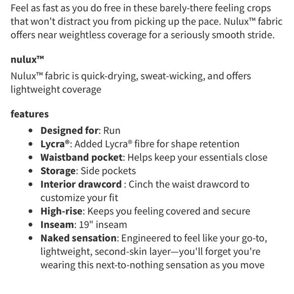 Lululemon fast and free crop legging - size 4 - garnet / maroon - Picture 3 of 10